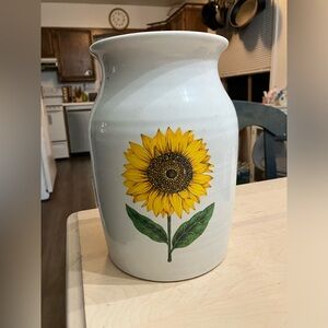 Vintage Harris Pottery Sunflower Pot